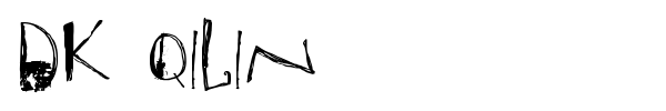 DK Qilin font preview